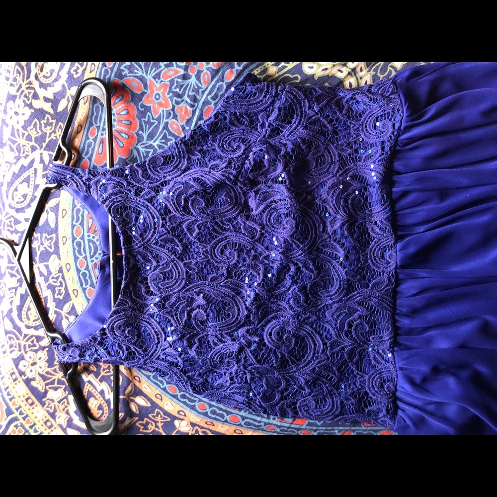 Beautiful Royal Blue Sequin Dress